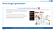 Gross margin optimisation